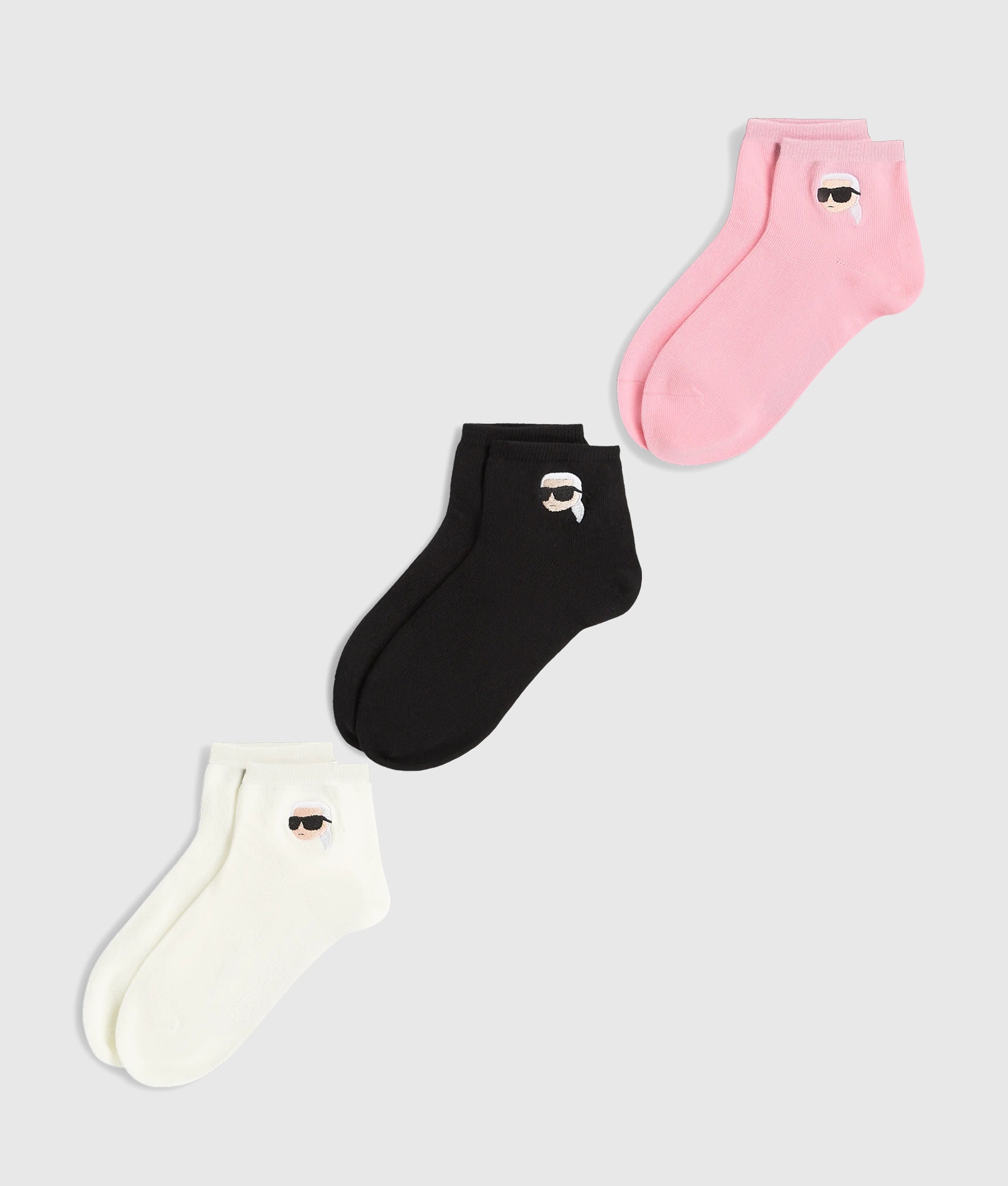 Ikon lage sokken – 3 paar