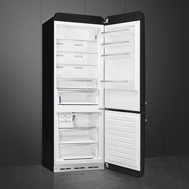 Smeg 50's Style Kølefryseskab FAB38RBL6 (Sort)