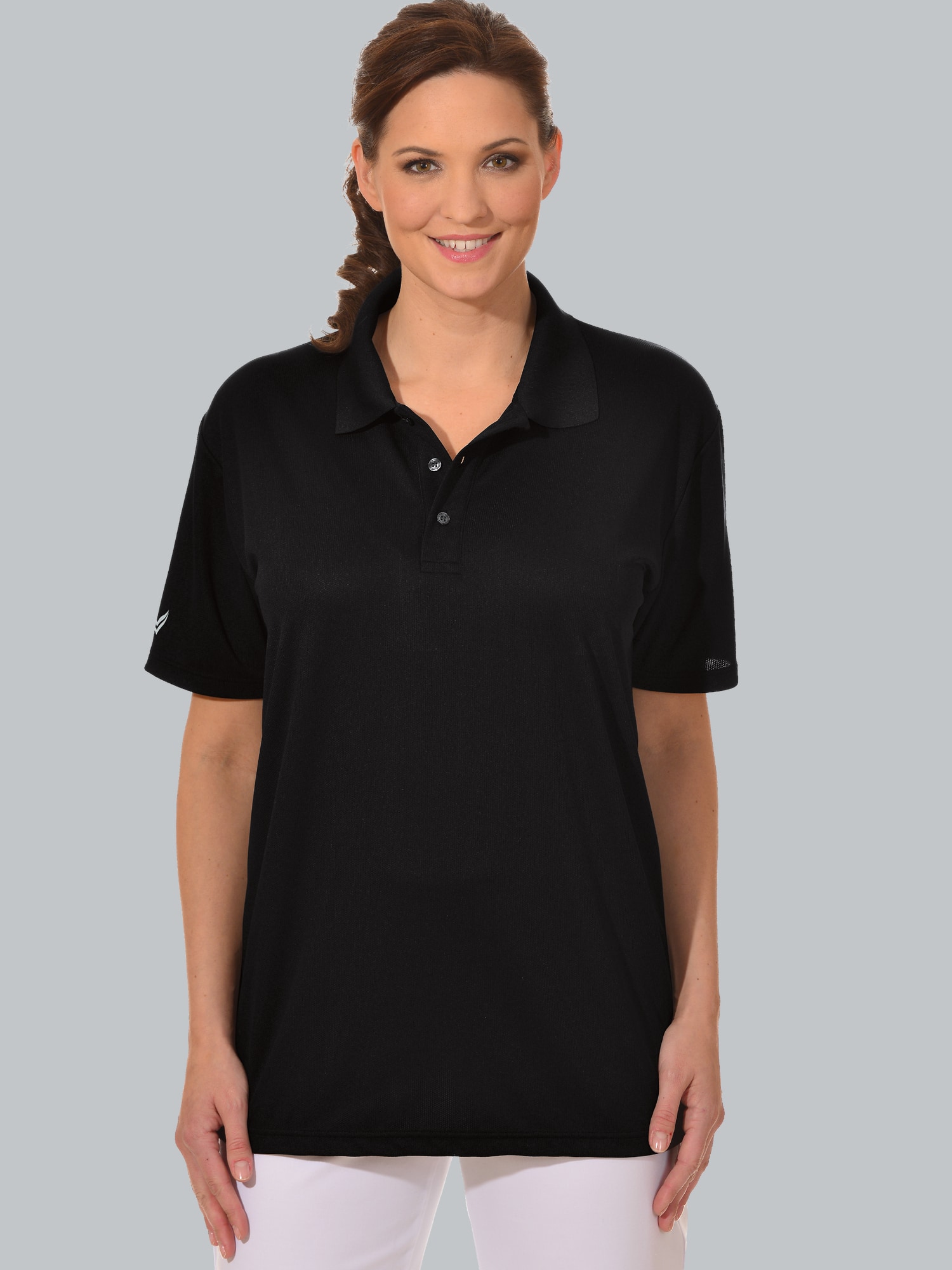 Klassisches Poloshirt COOLMAX® Schwarz