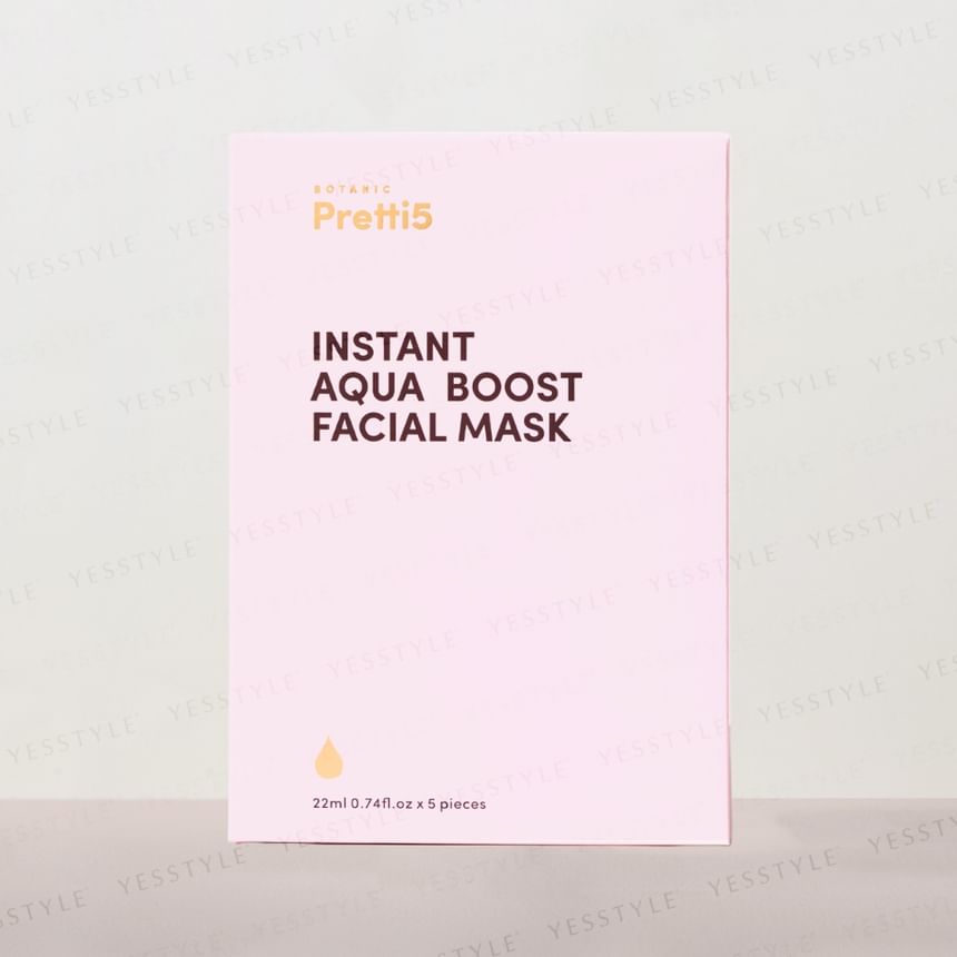 Botanic Pretti5 - Instant Aqua Boost Gezichtsmasker