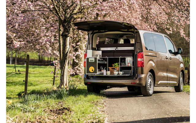 Ququq MidiBox für Vans – Kompakte Campingbox mit integrierter Küche und Schlafplatz