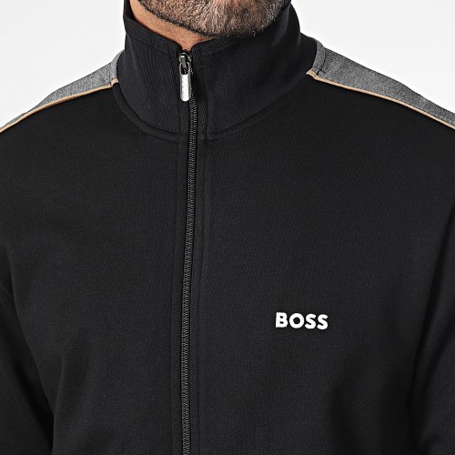 Veste Zippée A Bandes 50511041 Noir