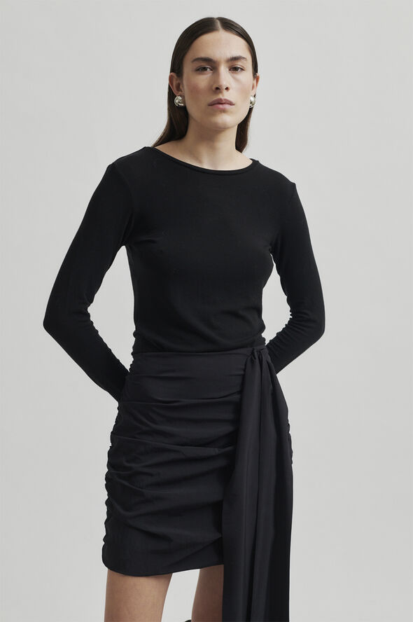 Second Female Festive Skirt Black