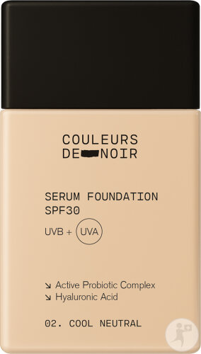 Couleurs De Noir Fond De Teint Sérum SPF30 02 Cool Neutral 30ml