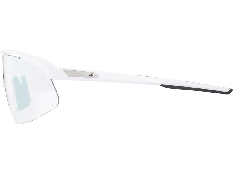 alpina Sportbrille Turbo Pro S V - Weiss matt Velobrille Cat.0-3