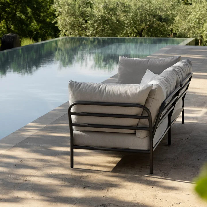 HOUE - Level 2 Loungeset 4, muted white / leaf