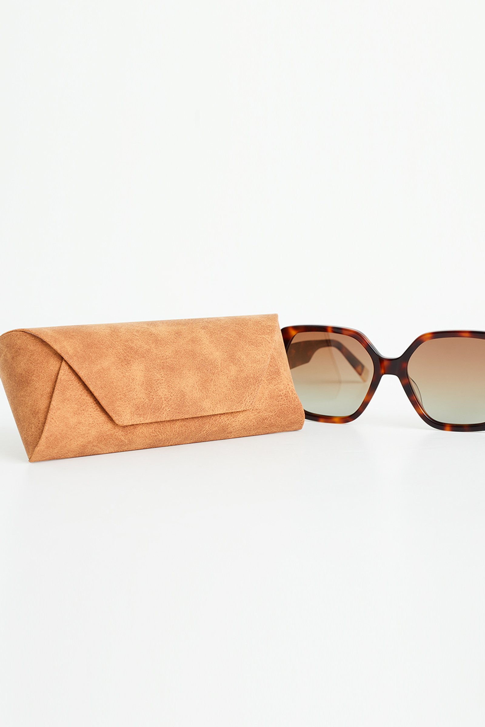premium zonnebril met dessin WE Fashion Donkerbruin
