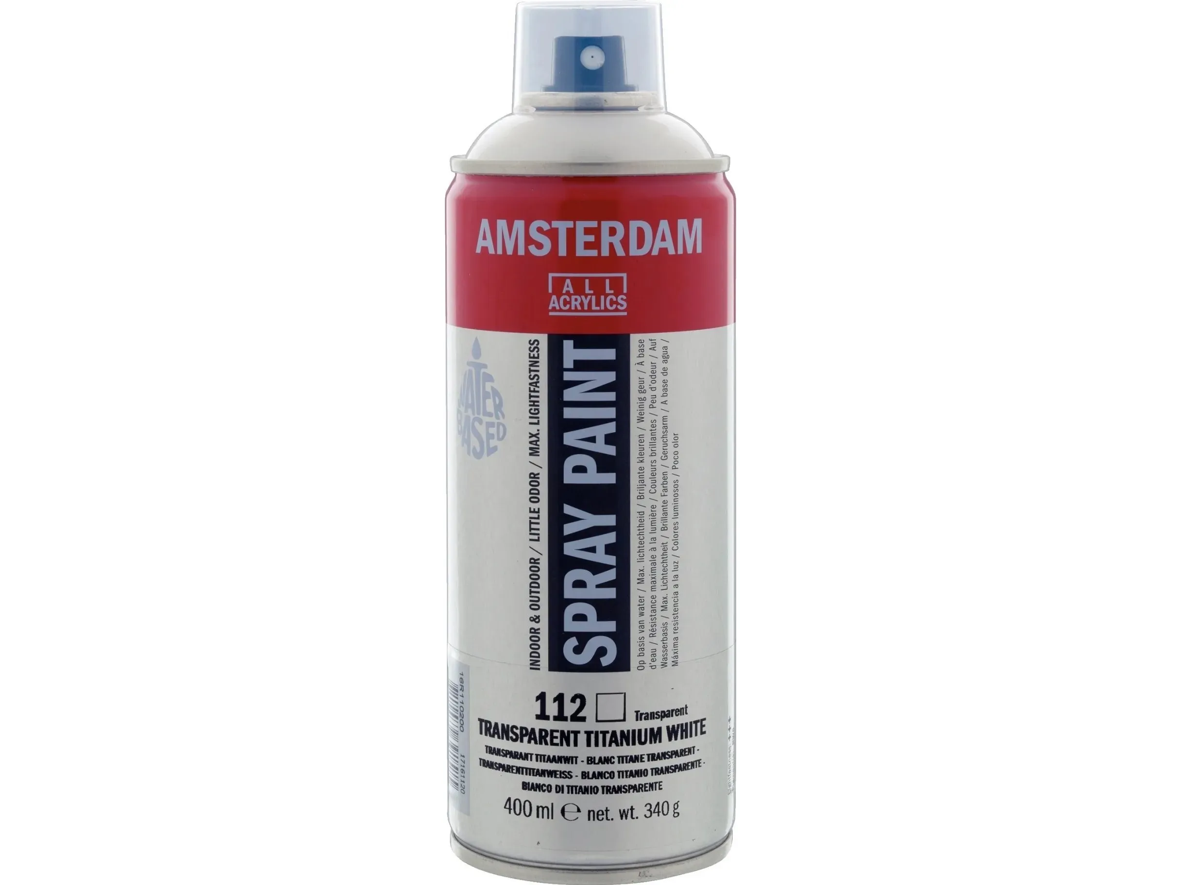 Amsterdam Spray Paint Transparent Titanium White 112