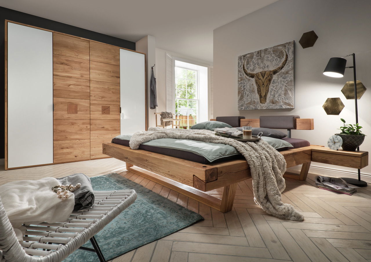 Valnatura Kleiderschrank 4-türig LIGNUM