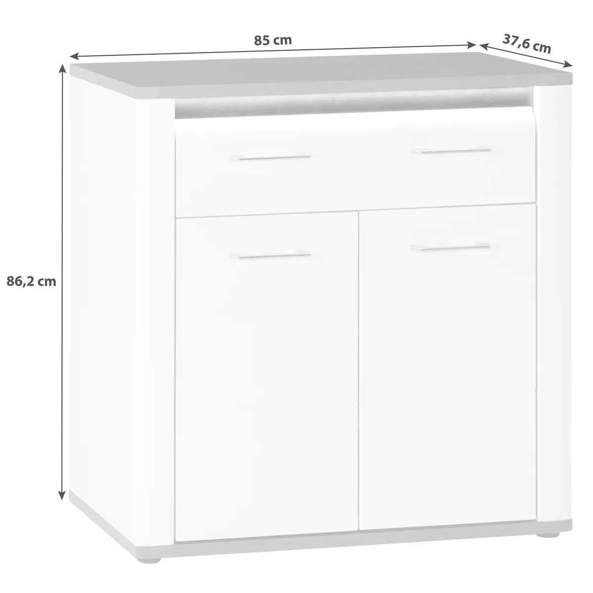 Kommode Alassio weiss