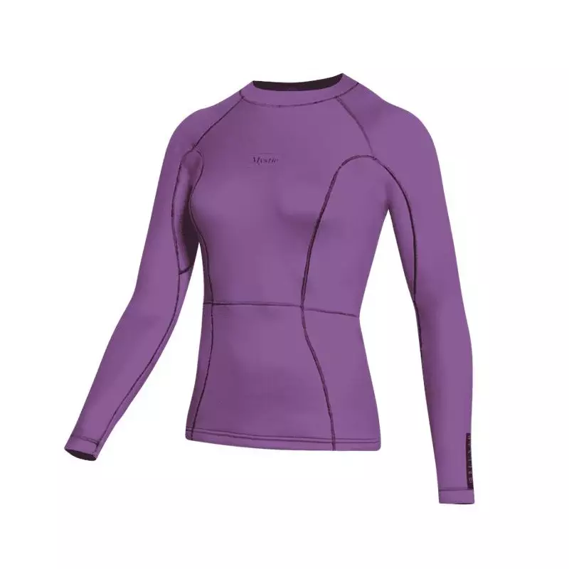 Top néoprène femme MYSTIC Lunar L/S 2mm Sunset Purple