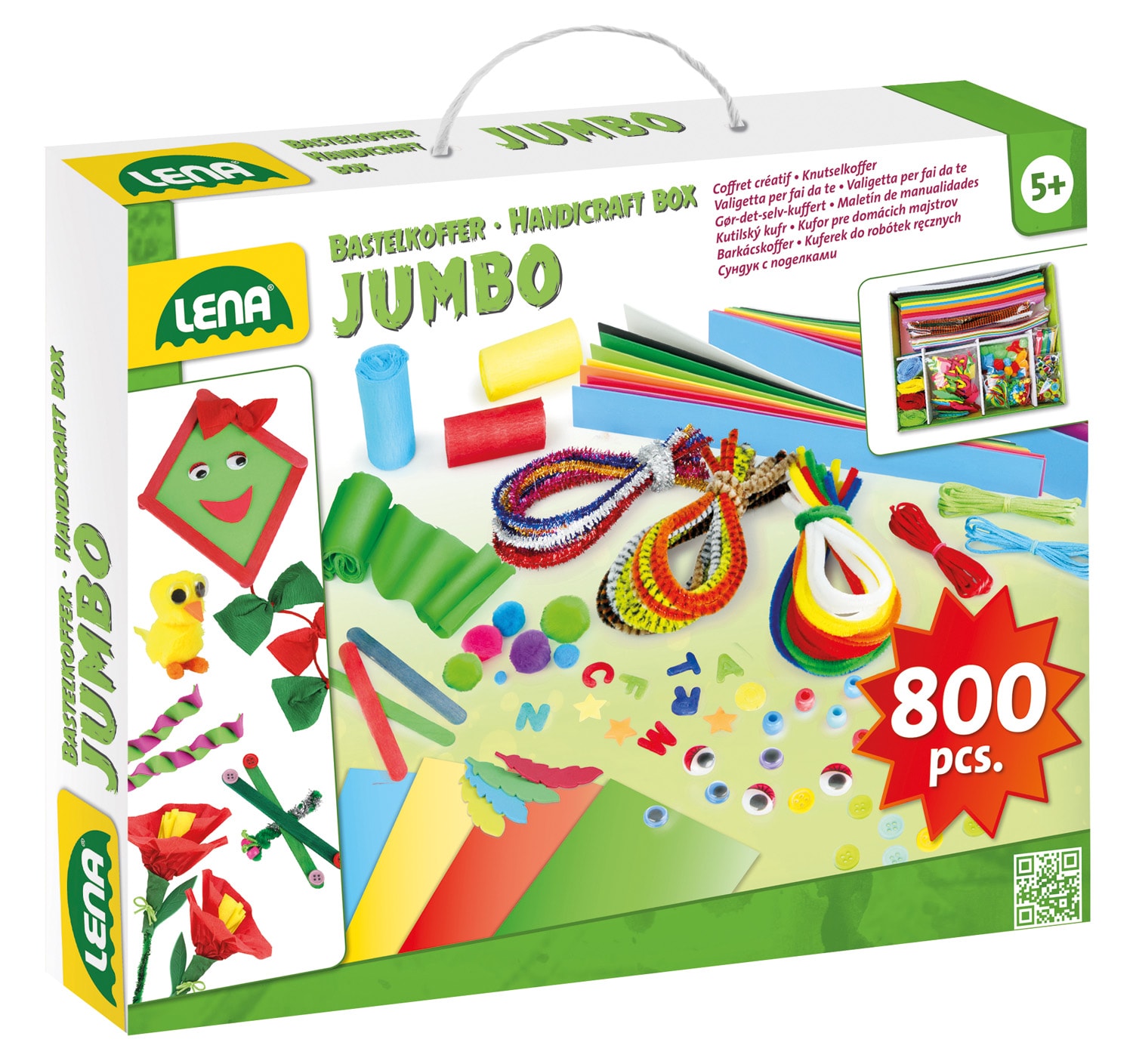 Bastelkoffer Jumbo, Faltschachtel