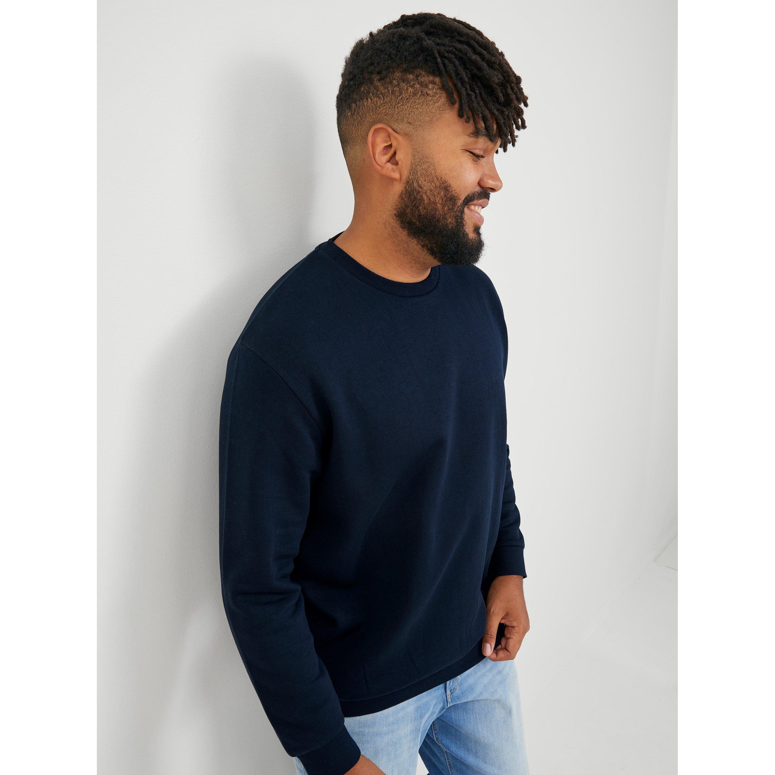 Jack and Jones Jack Bradley Crew Sweater Mens Plus Size