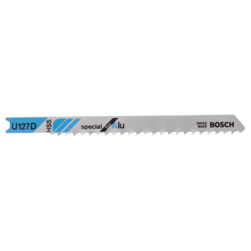 Bosch Prof decoupeerzaagblad U127 special voor aluminium - 3 stuks