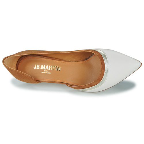 JB Martin - ETNA - Chèvre velours camel / doré / craie