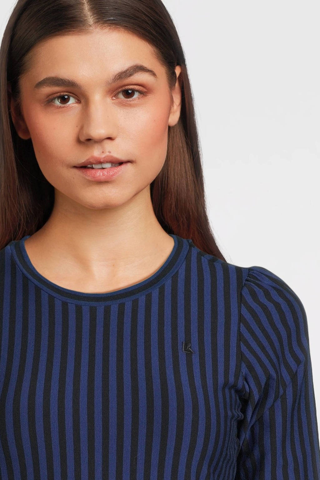 LOOXS gestreeptetop blauw/zwart