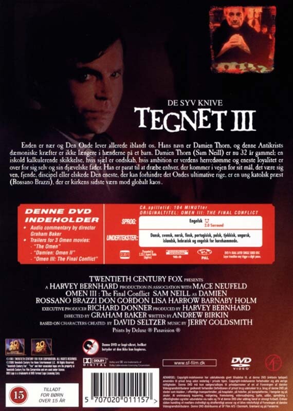 Omen 3 - The Final Conflict - DVD