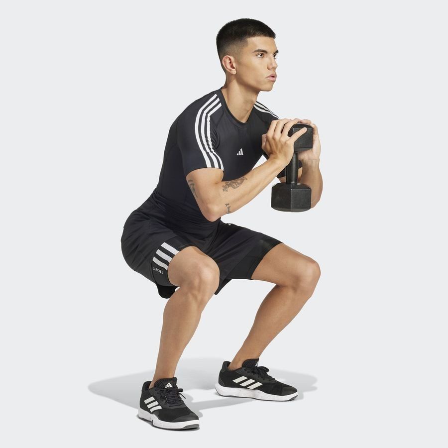 Adidas T-shirt compression 3 bandes Techfit Training