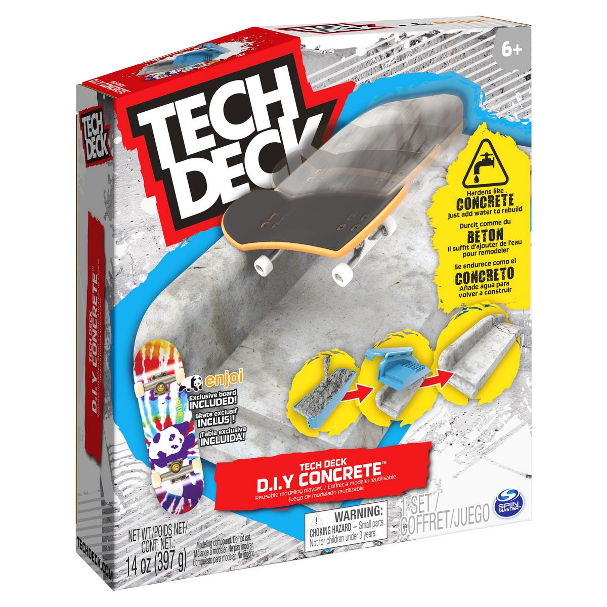 Coffret beton Tech Deck DIY