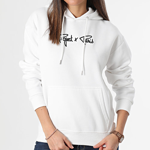 Sweat Capuche Femme F222138 Blanc