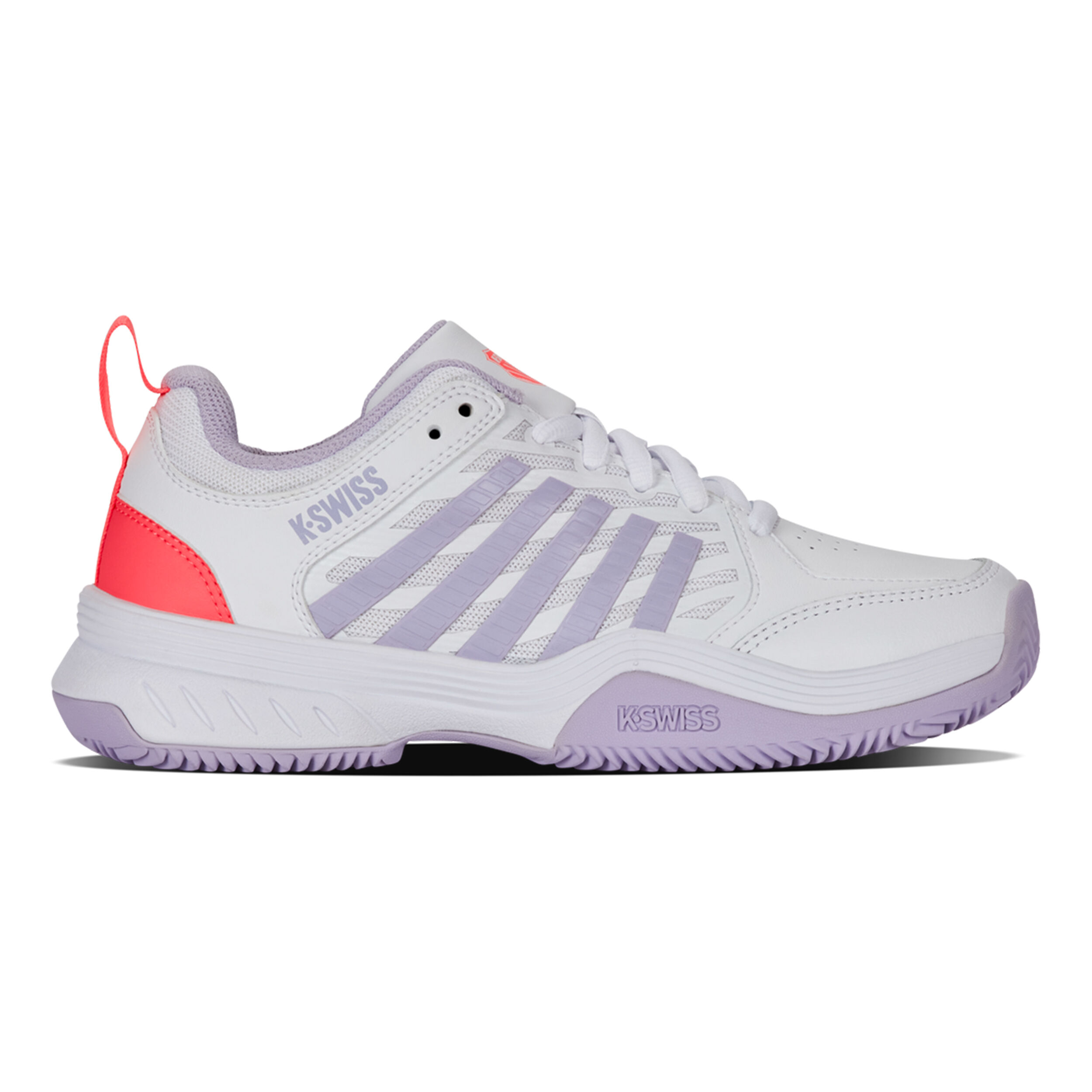 K-Swiss Court Express 2 Chaussure Terre Battue Femmes - Blanc , Lilas