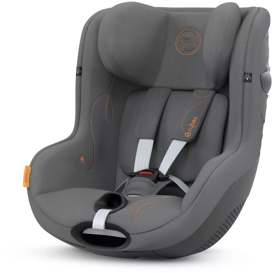 cybex GOLD Kindersitz Set Reboarder Sirona G inklusive Babyschale Cloud G inklusive Basisstation Base G Lava Grey