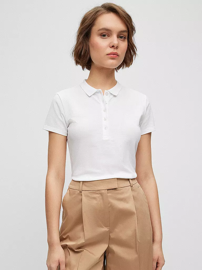 BOSS Poloshirt weiss