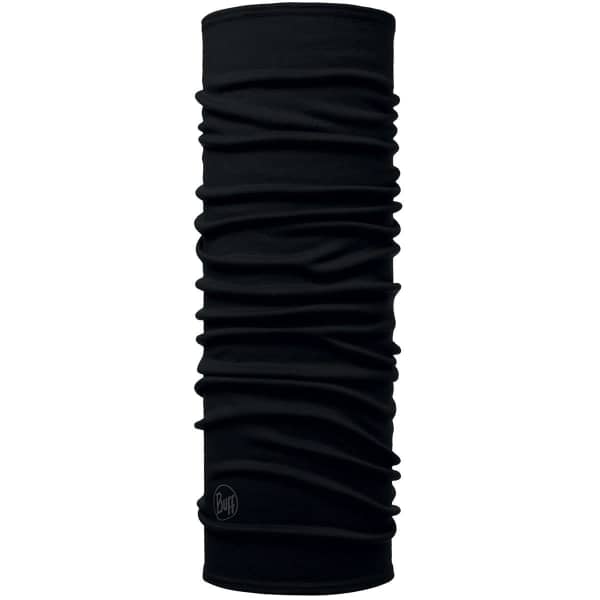 Tour de cou BUFF MIDWEIGHT MERINO WOOL SOLID BLACK