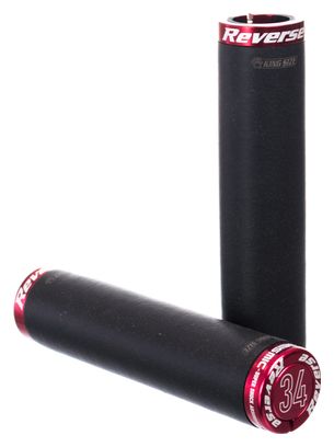 Paire de Grips Reverse Seismic XL Noir/Rouge