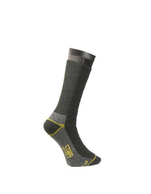 Stapp Yellow Herensok Thermo Antraciet - Sokken