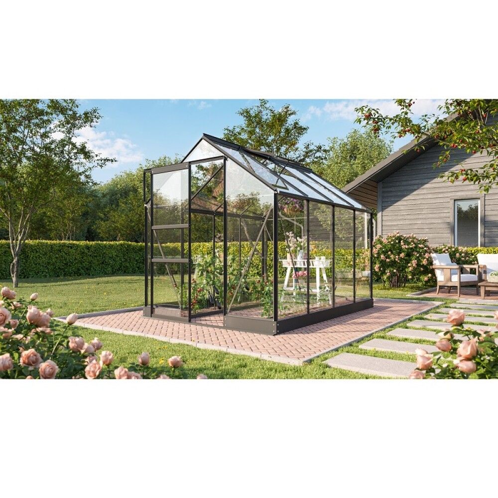 DRIVHUS VITAVIA APOLLO 5000 SVART 5M²