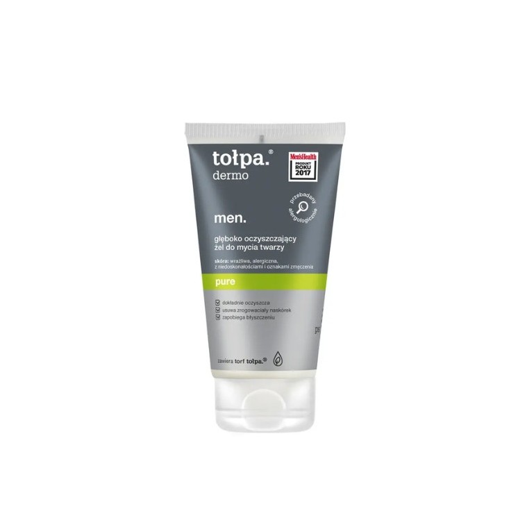 Tołpa Dermo Men . zuiver. diep reinigende gezichtswasgel 150 ml(28-02-2026)