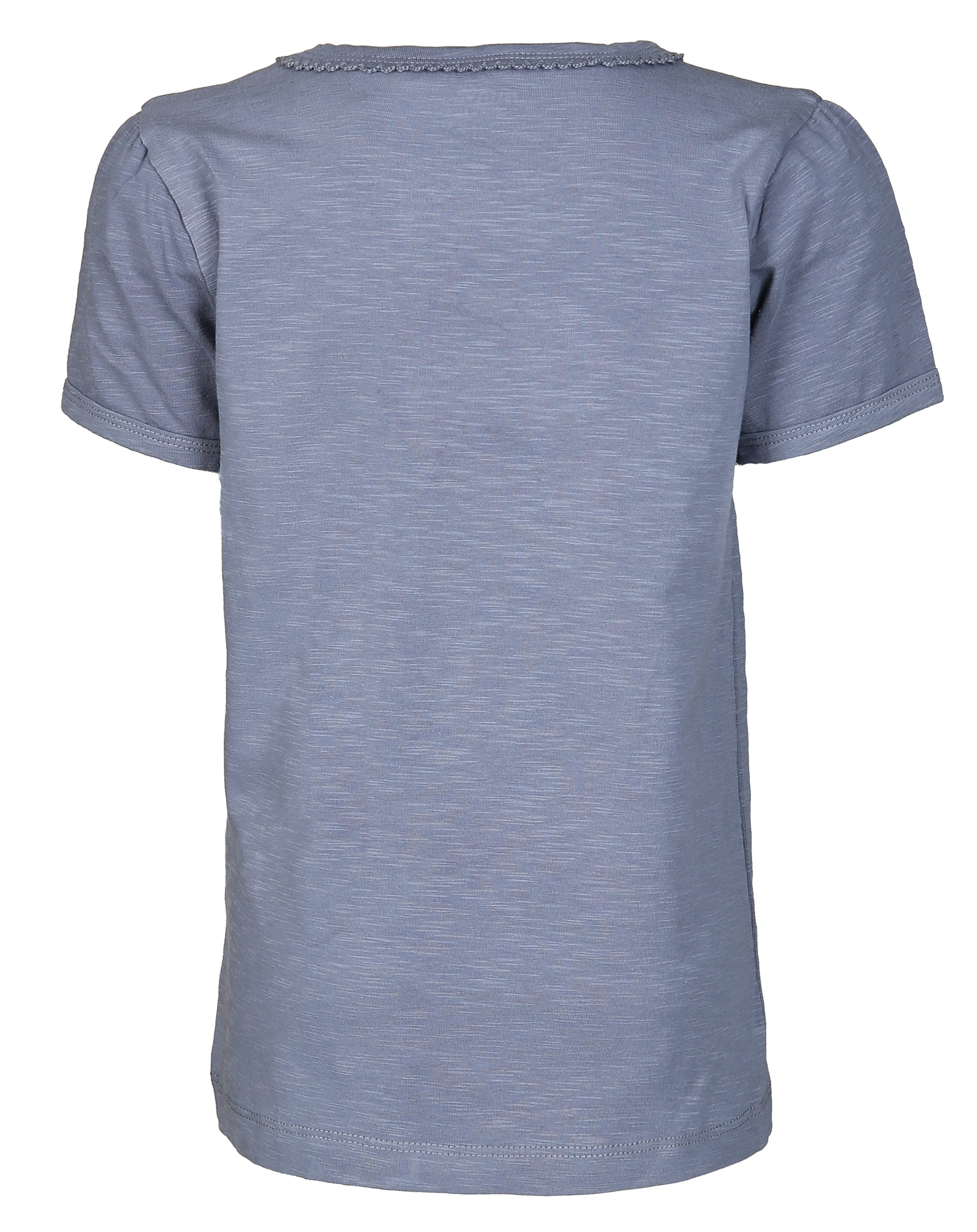 T-Shirt POPPY BOUQUET in graublau