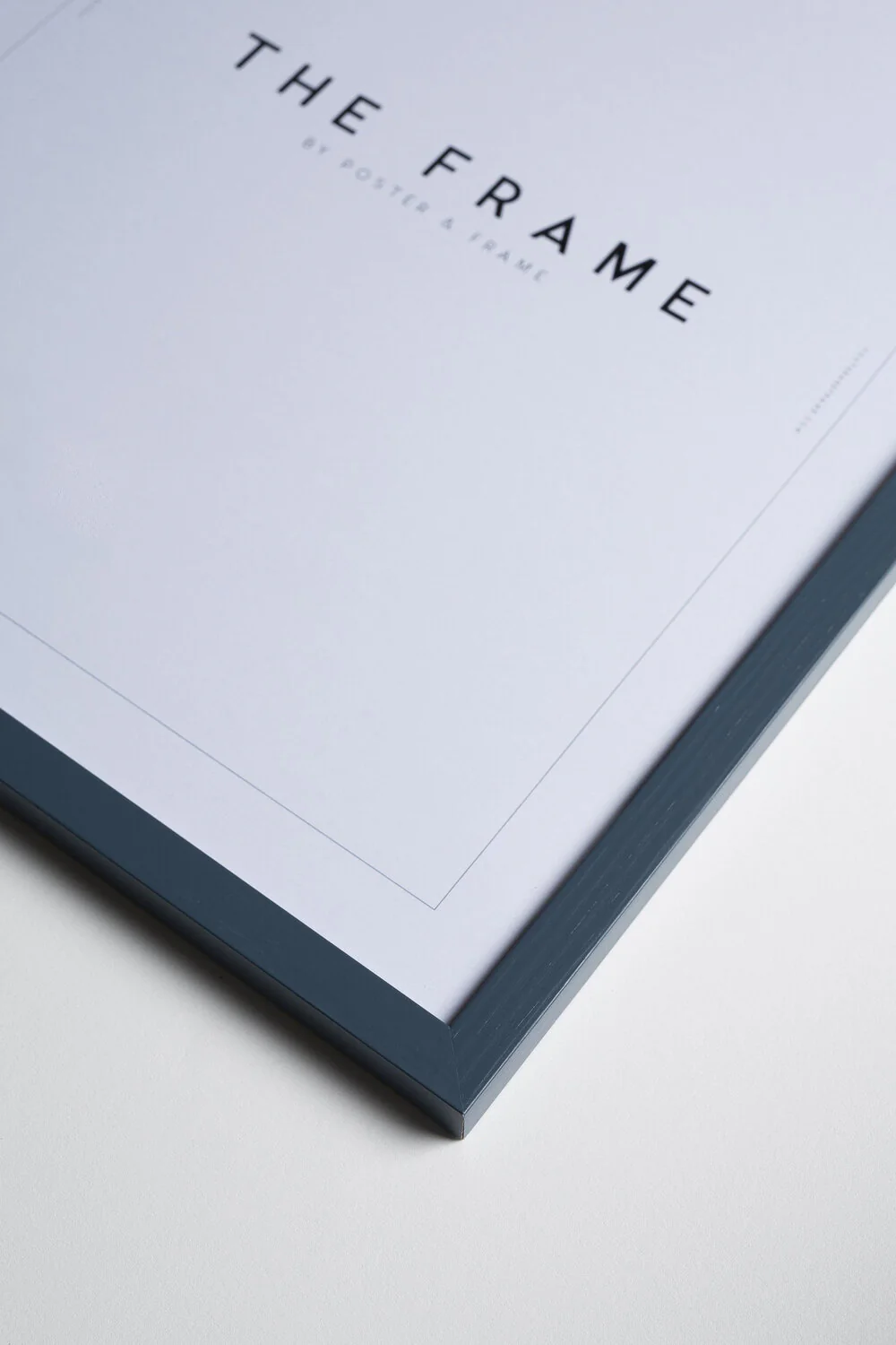 Poster & Frame  Træramme - Indian Teal/Petroleum