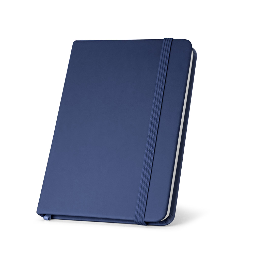 hi!dea 93487 - Bloc notes A5 en PU avec feuilles unies