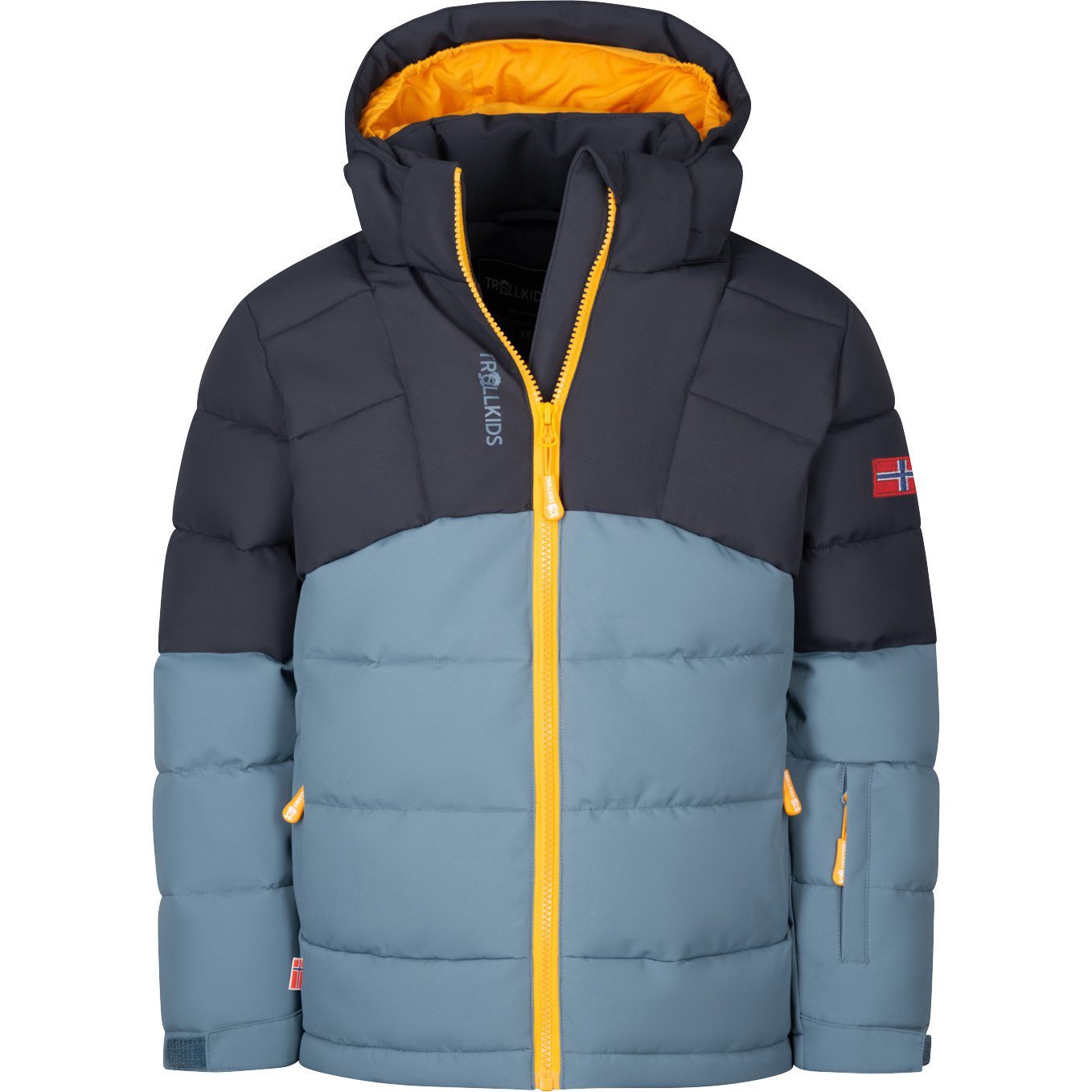 Trollkids Gryllefjord Skijacke Kinder steel blue