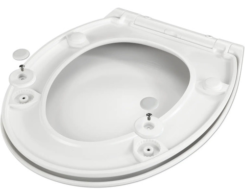 Wenko Gubbio toiletzitting, wit, met soft-close mechanisme, 22883100