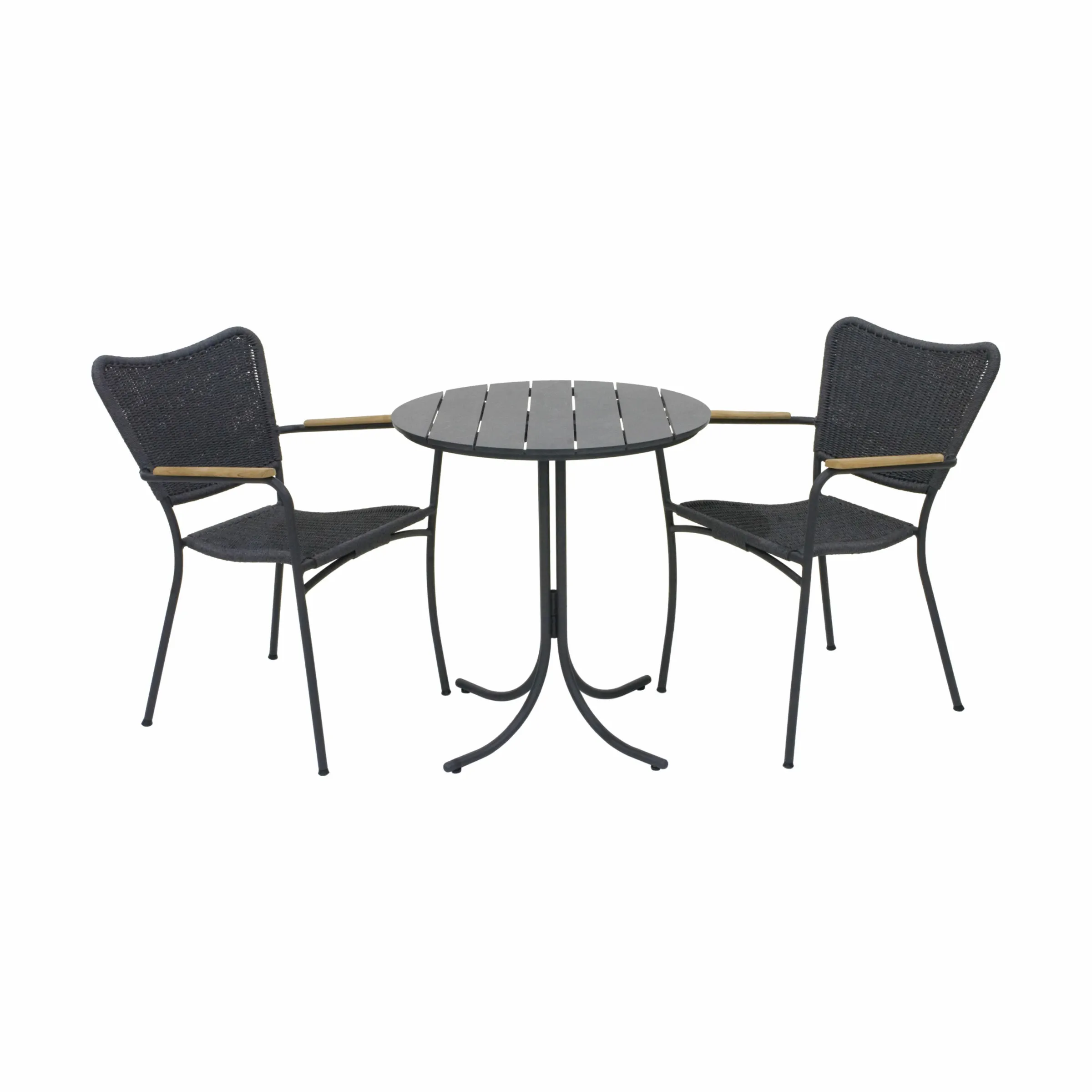 Mandalay Pure Cafésæt - 1 bord og 2 stole