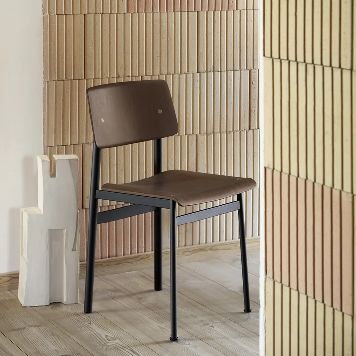 Muuto - Loft Chair, schwarz/ eiche