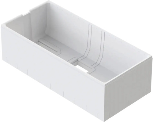 Badkuipset OTTOFOND Wistula 75 x 170 cm wit glad glanzend 983021