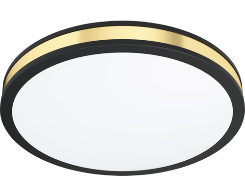 LED plafondlamp 24W 2400 lm 3000K Ø 38 cm Pescaito zwart/goud/wit