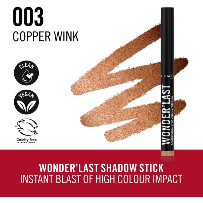 Rimmel London Wonder'last Oogschaduw Stick 003 Copper Wink 1.64 G