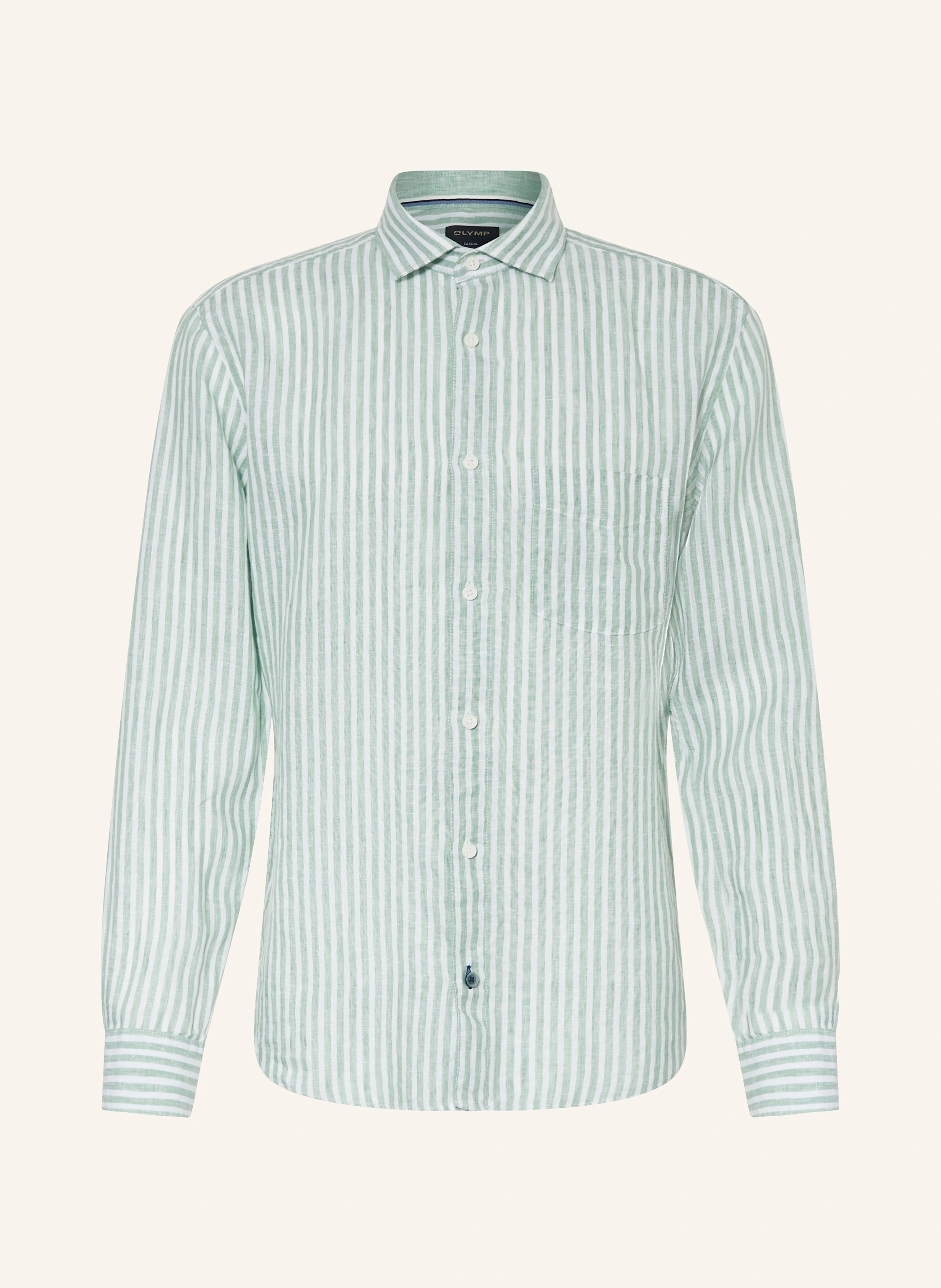 OLYMP Leinenhemd Casual regular fit
