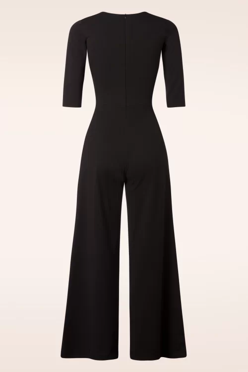 Vintage Chic for Topvintage Nancy jumpsuit in zwart