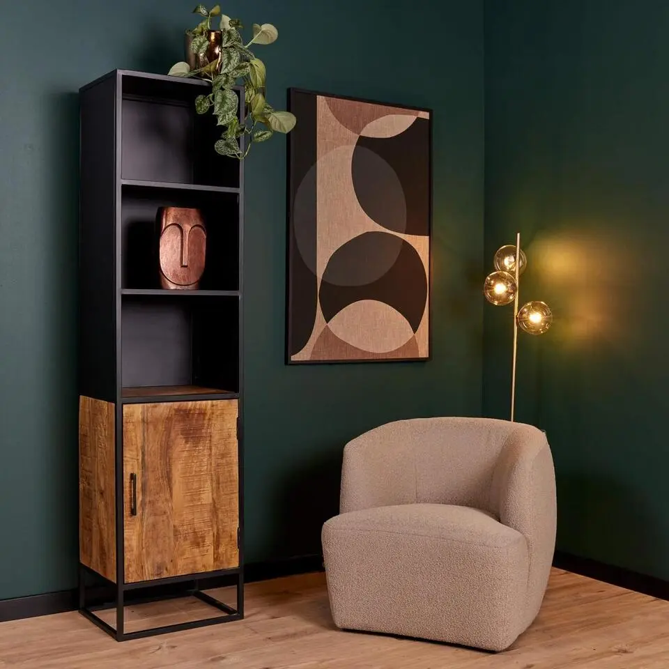 StarFurn - Boekenkast Oakland - 50 cm - naturel