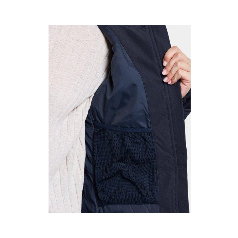 Didriksons Helle Wns Parka 5 Dark Night Blue