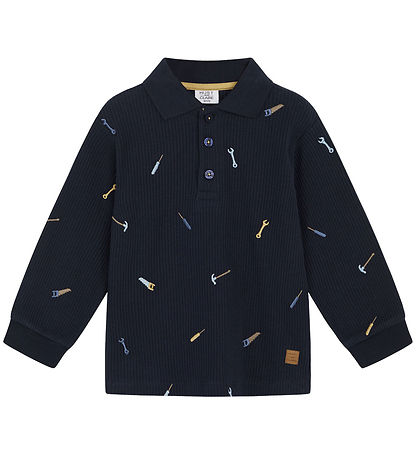 Hust and Claire Poloshirt - Rib Stevie - Navy m. Tool