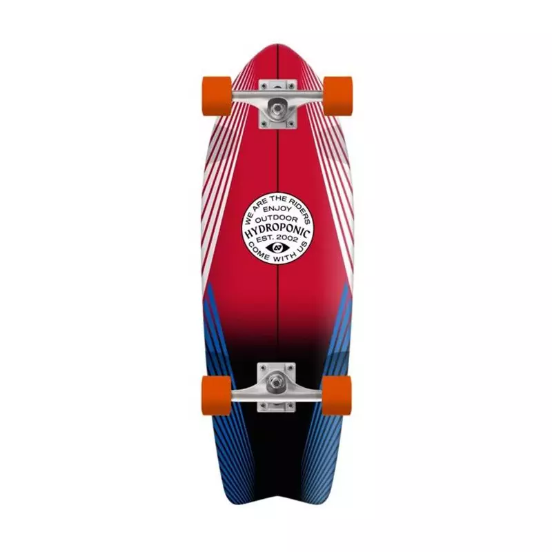 Skate cruiser HYDROPONIC Fish Lines Red 28.0