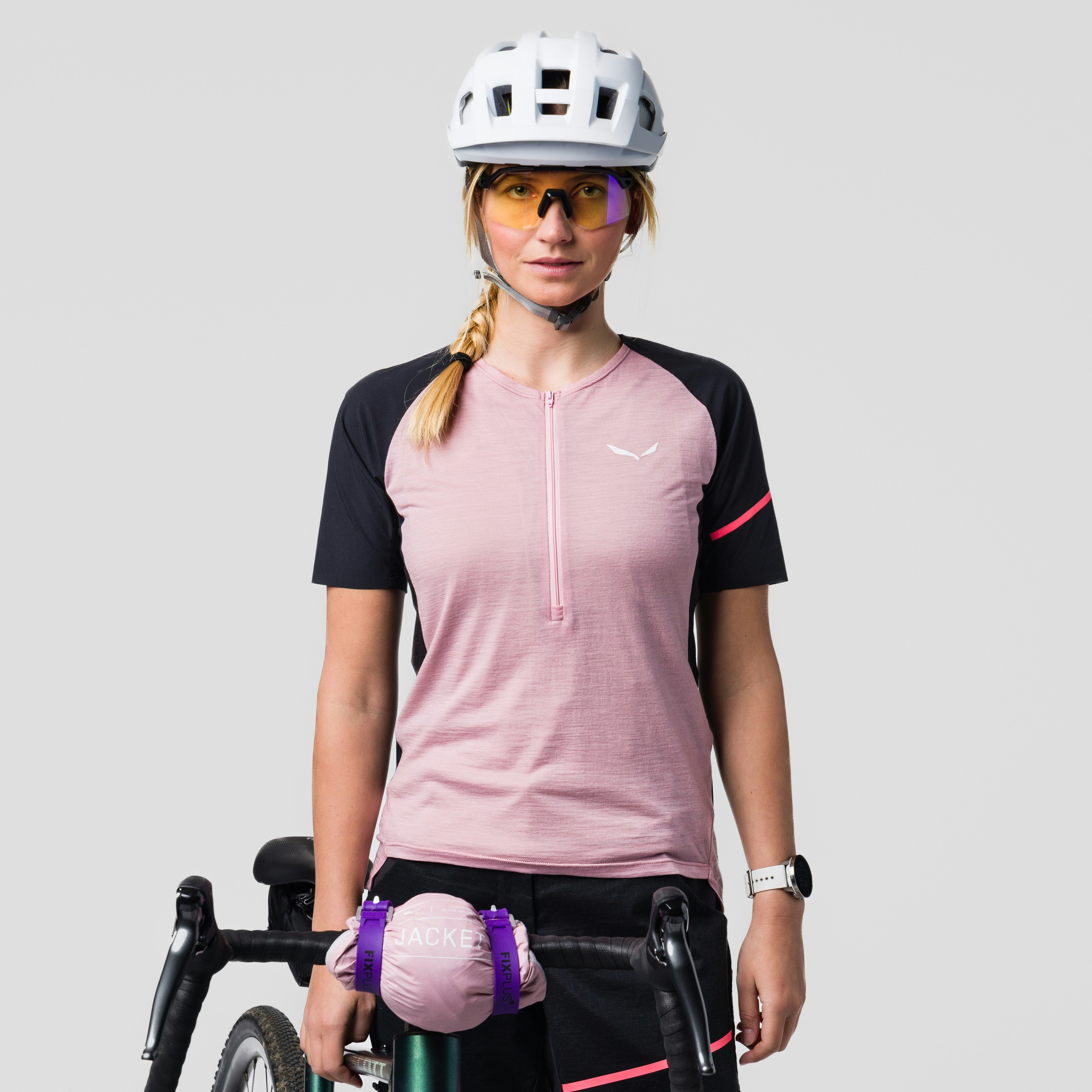 Vento Merino Half Zip T-Shirt Damen
