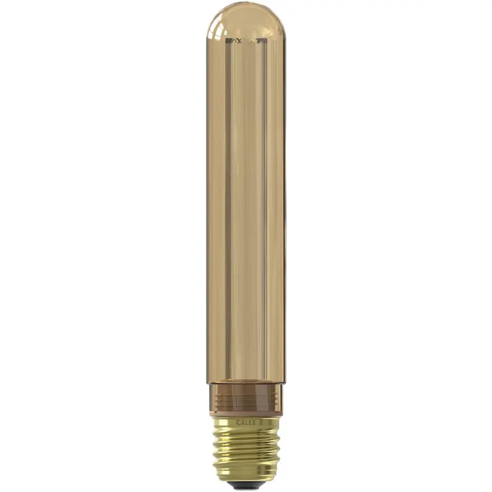 Calex LED buislamp - T30x185 - goudkleur - E27 - 2.3W - 65LM - dimbaar